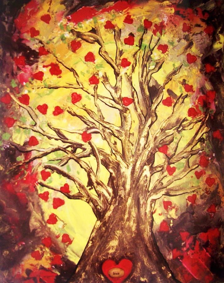 Love tree Paintings by Olha Darchuk 