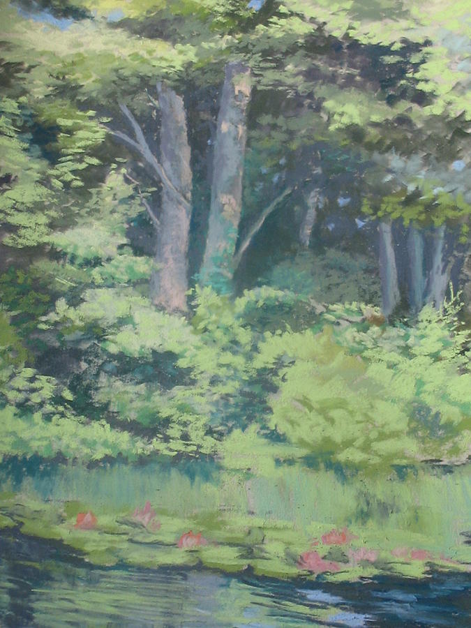 Trees and Reflections #3 Painting by Angelina Whittaker Cook