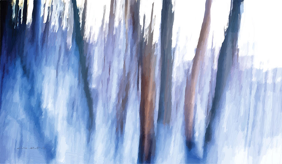 Trees #2 Painting by Lelia DeMello