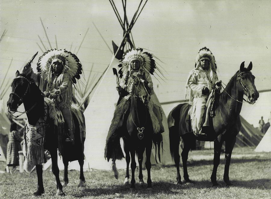 Trible Leaders  #1 Photograph by Retro Images Archive
