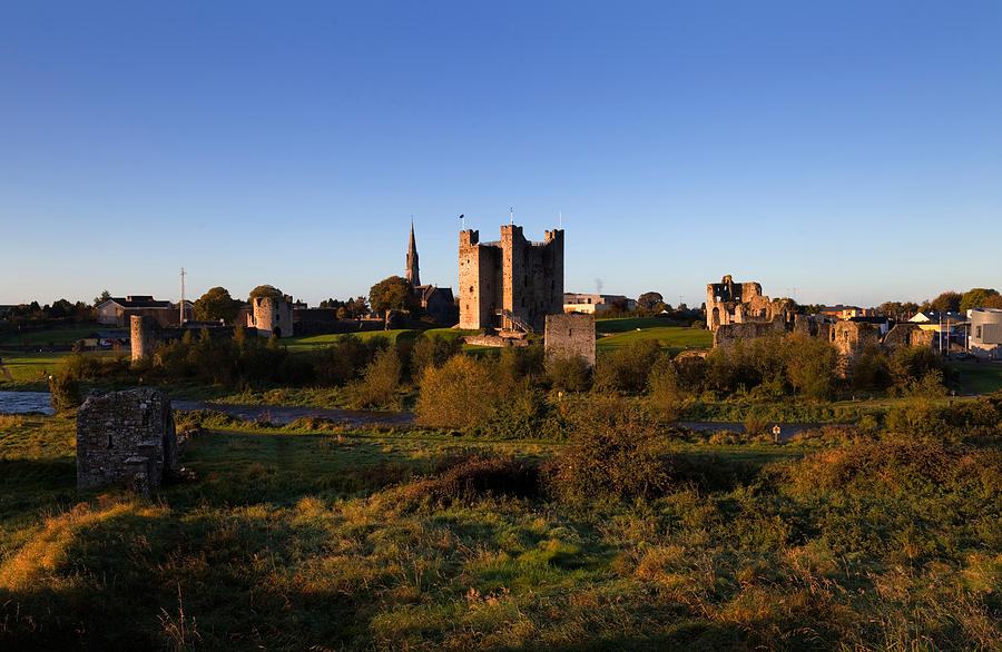 Castle Photograph - Trim Castle , Trim, County Meath #1 by Panoramic Images