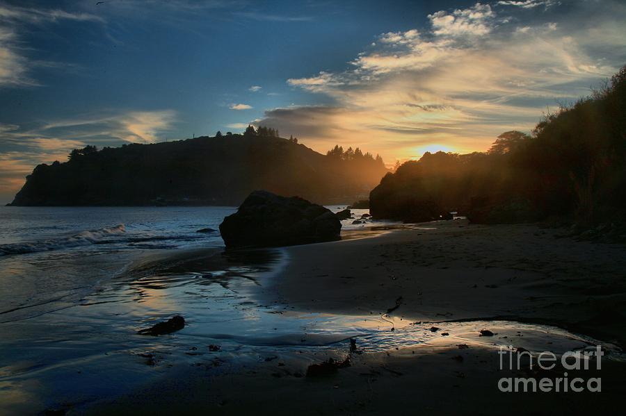 Trinidad Beach Sunset #1 Photograph by Adam Jewell
