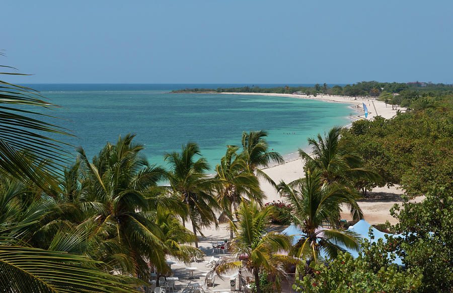 Beach Photograph - Trinidad, Cuba, Beautiful Sandy Beach #1 by Bill Bachmann