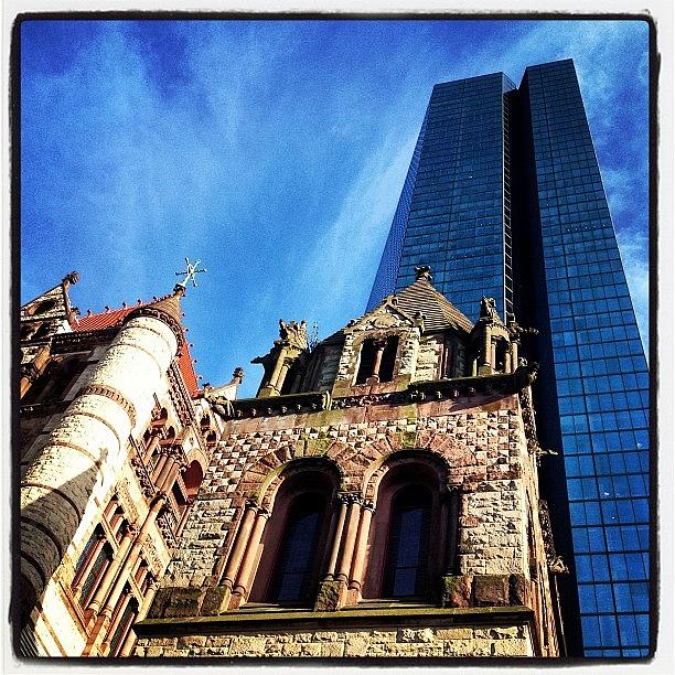 Boston Photograph - #trinitychurch #boston #bostonusa #1 by Joann Vitali