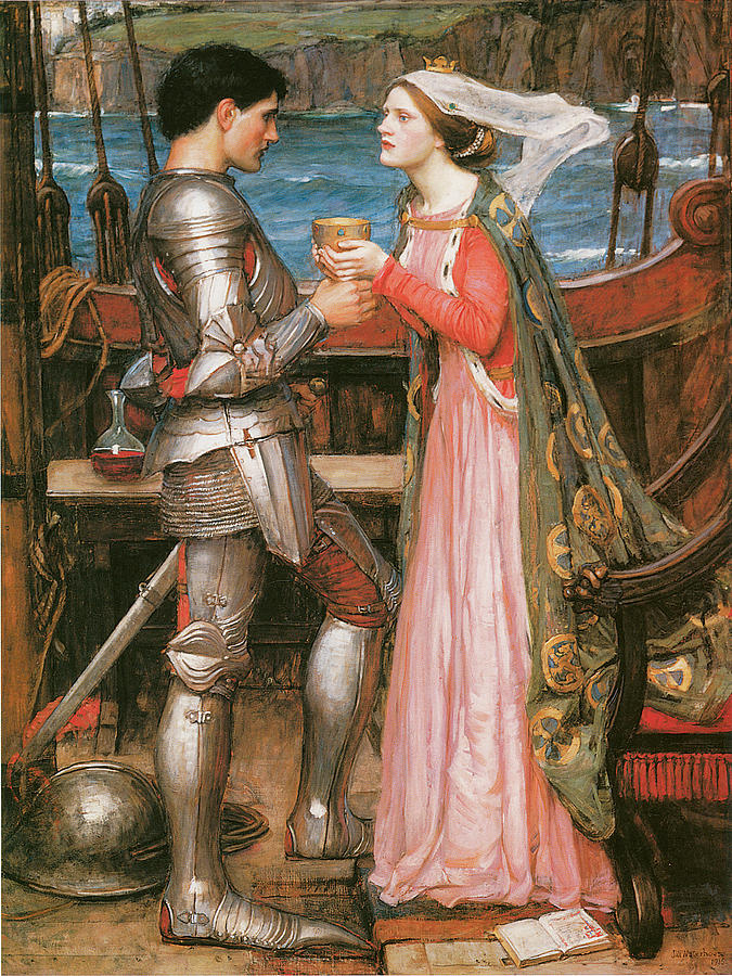 Tristram and Isolde Painting by John William Waterhouse