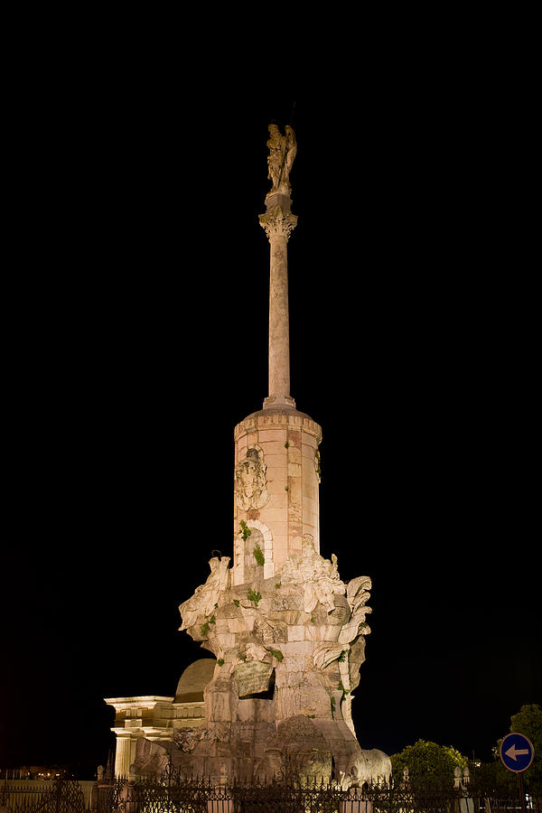Raphael Photograph - Triumph of Saint Rafael Monument in Cordoba #1 by Artur Bogacki