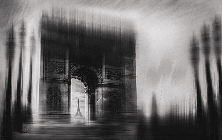 Paris Photograph - Triumphal Arch #1 by Oussama Mazouz