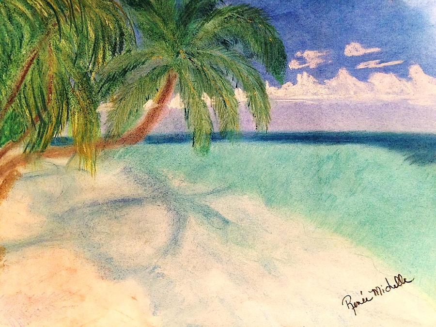 Tropical Shores Pastel by Renee Michelle Wenker