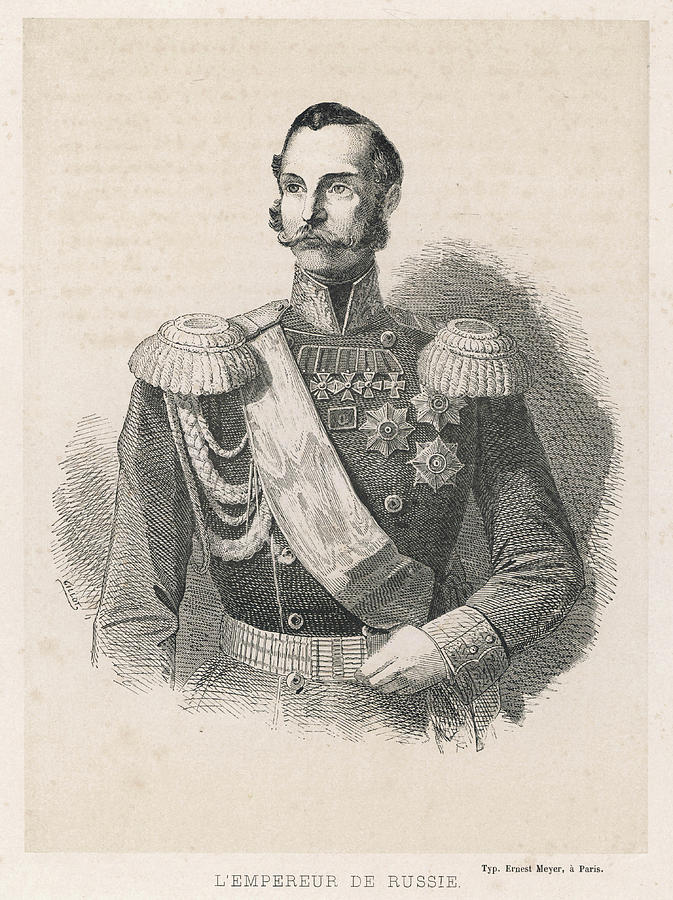 Tsar Alexander II Tsar Of Russia Drawing by Mary Evans Picture Library ...