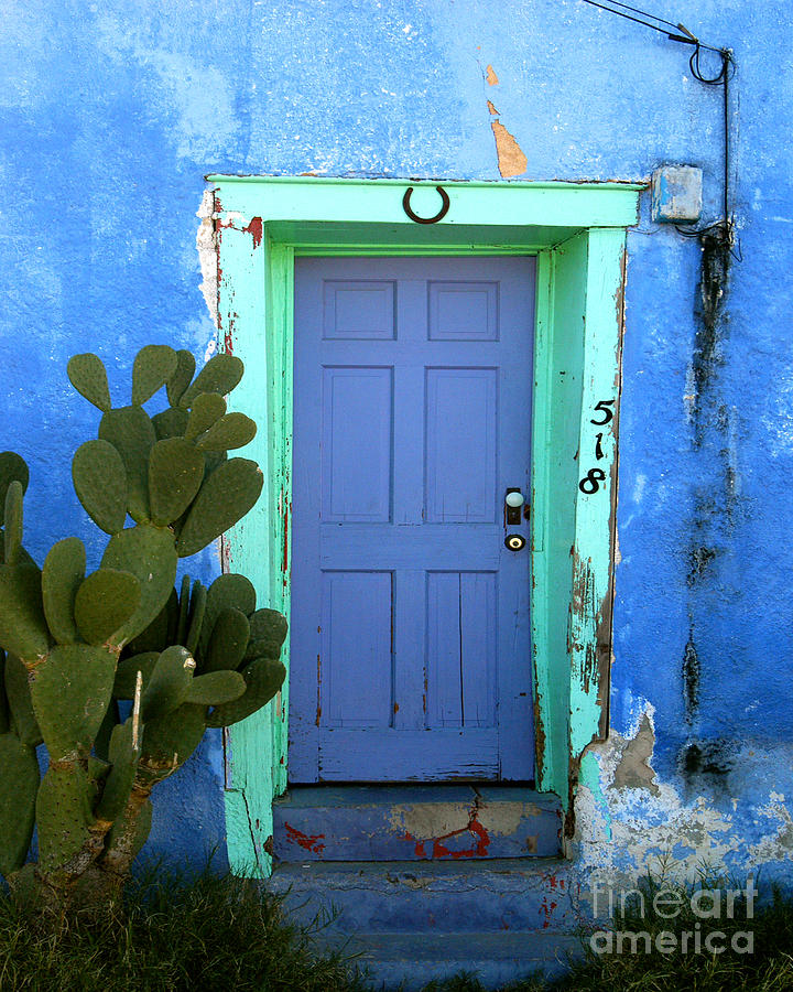 Tucson Blue Door #1 Photograph by Jillian Audrey Photography