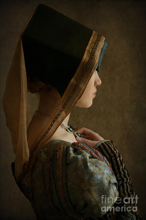 Tudor Woman In Profile #1 Photograph by Lee Avison