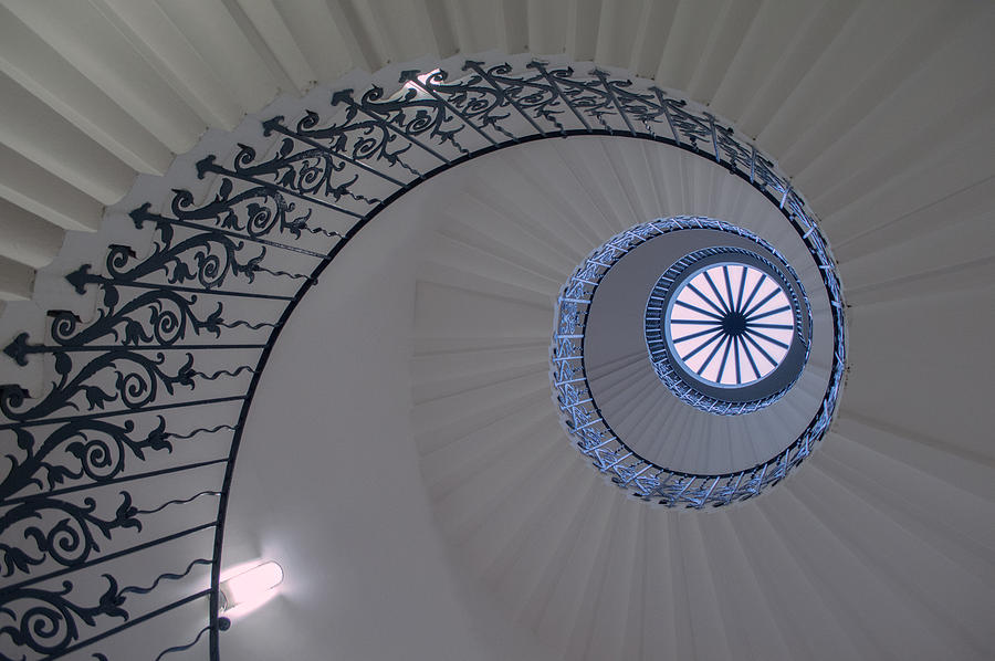 London Photograph - Tulip Stairs #1 by Denise Brady