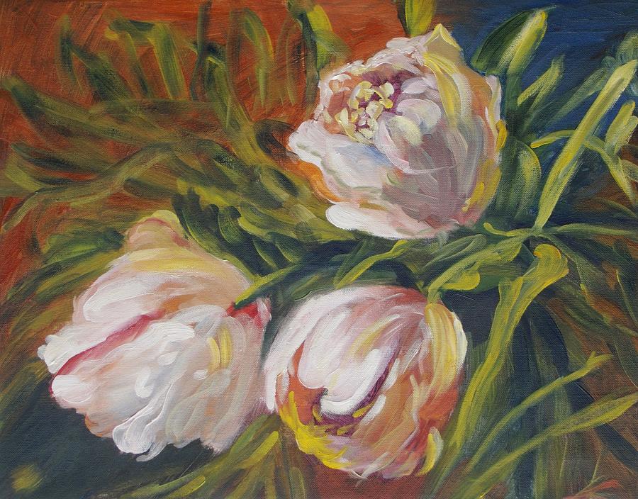 Tulip Painting - Tulips by Elena Sokolova