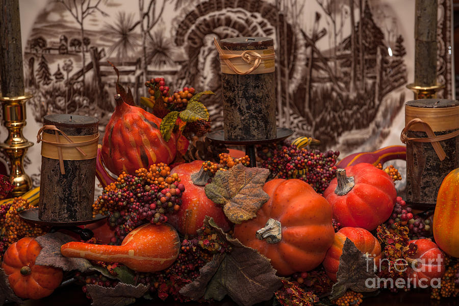 Fall Photograph - Home and Hearth  by Dale Powell