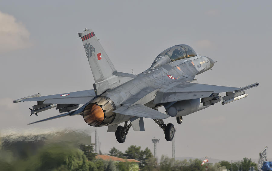 Turkish Air Force F-16 Taking Photograph by Giovanni Colla - Fine Art ...