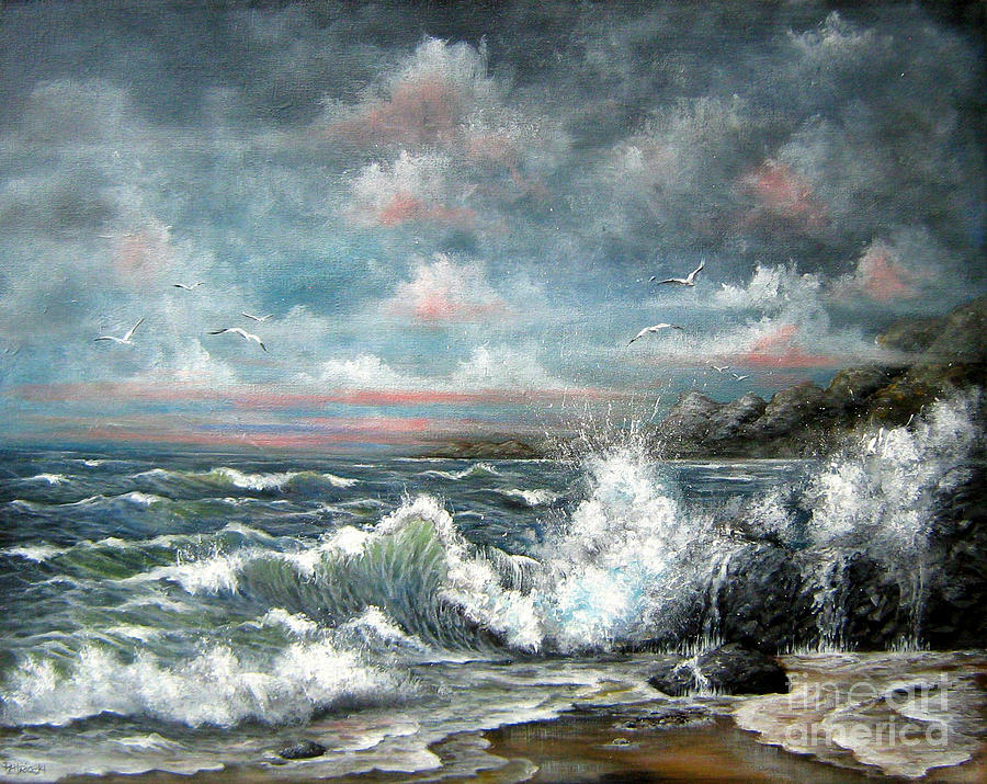 Turning tide Painting by Bella Apollonia