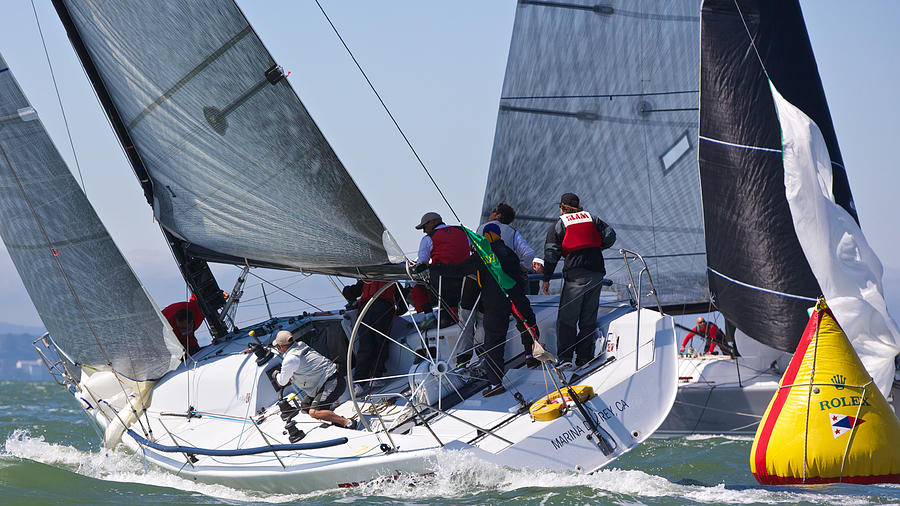 Turning Upwind #1 Photograph by Steven Lapkin