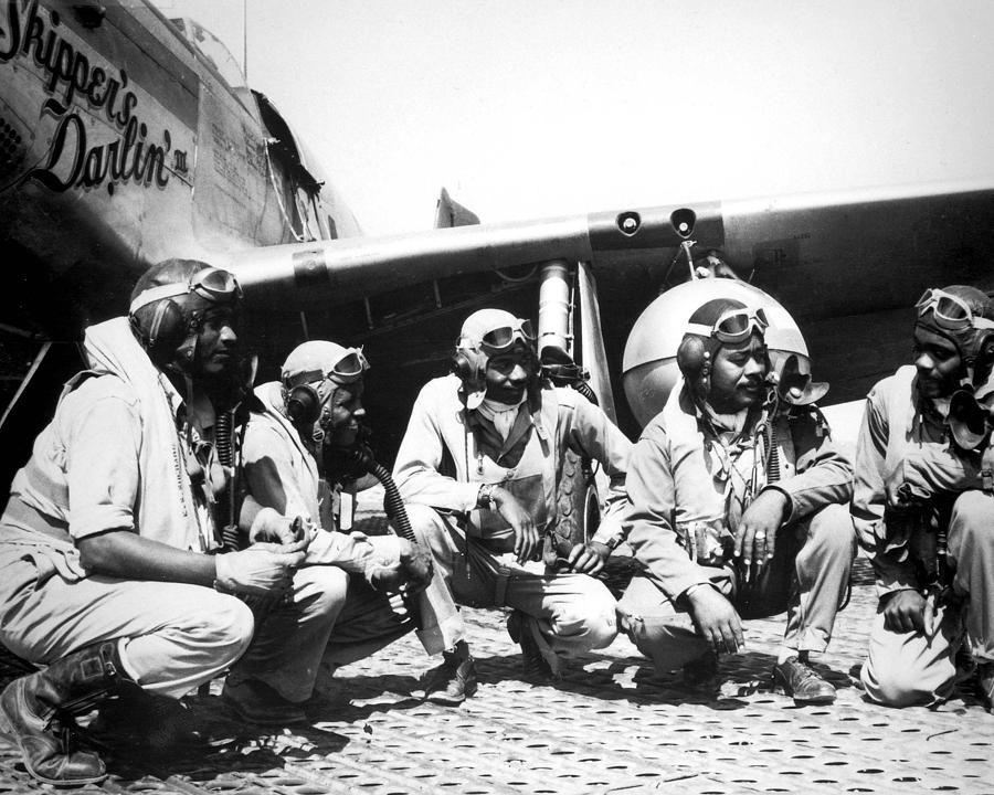 Vintage Photograph - Tuskegee Airmen #1 by Retro Images Archive