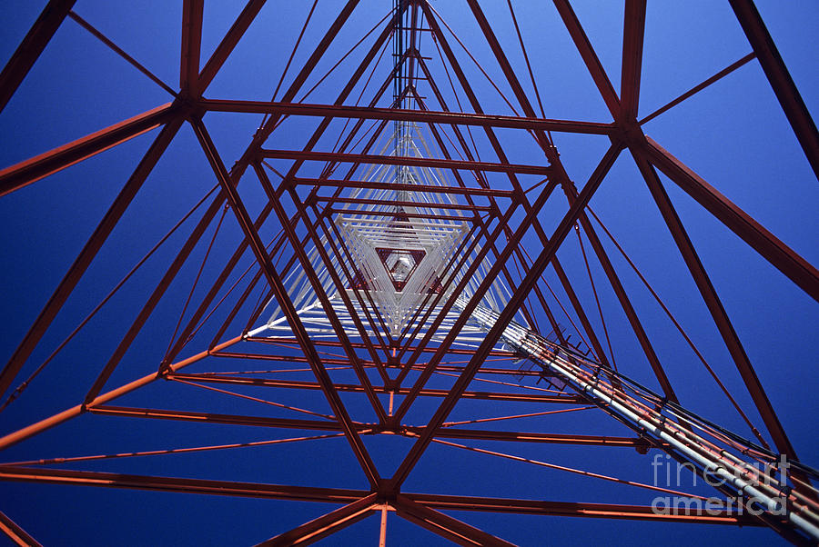 TV Tower Abstract #2 Photograph by Jim Corwin