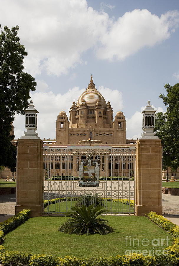Castle Photograph - Umaid Bhawan Palace, India #1 by David Davis