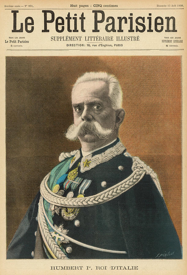 Umberto I King Of Italy From 1878 Drawing By Mary Evans Picture Library ...