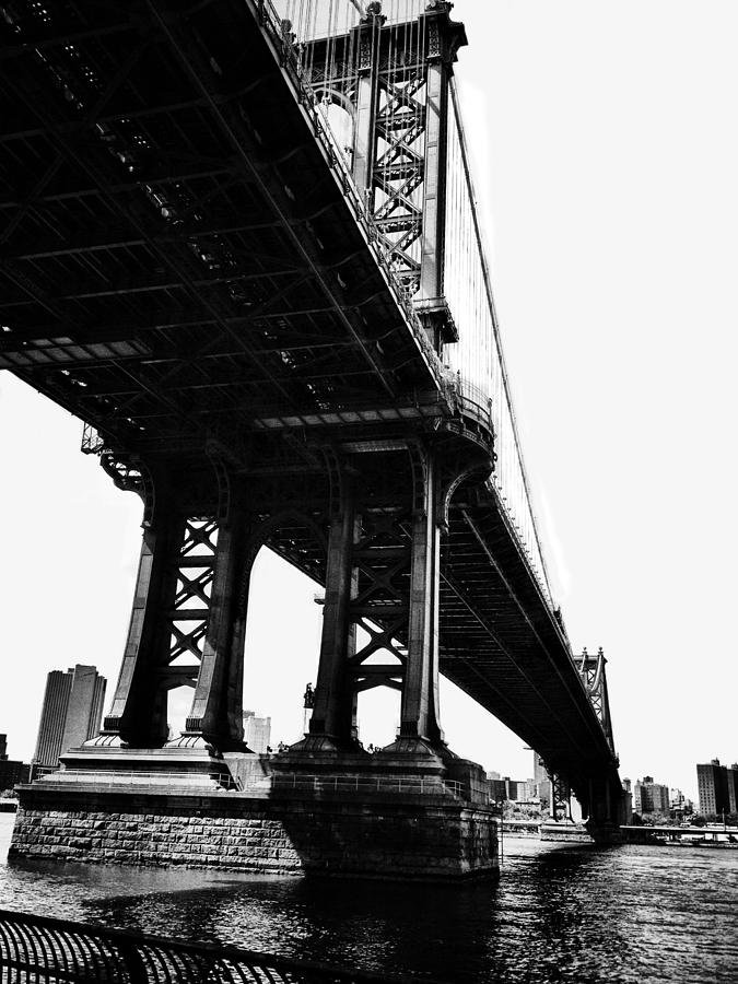 Under the Manhattan Bridge #1 Photograph by Natasha Marco