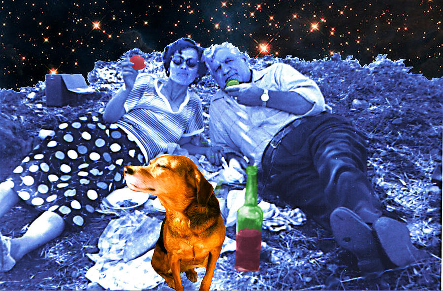 Fantasy Digital Art - Under the Milky Way by Vito Valenti