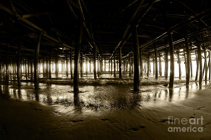 Under the Santa Monica Pier 2 #1 Photograph by Micah May