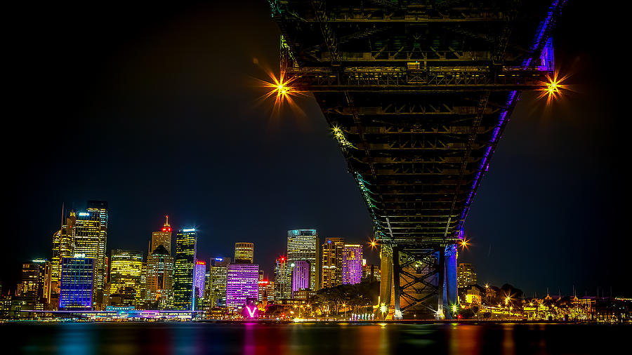 Sydney Photograph - Underbelly of Sydney Harbour Bridge #1 by Paradigm Blue