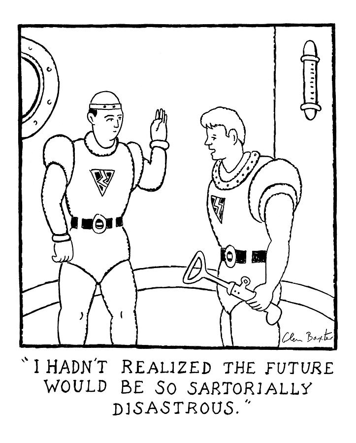I Hadnt Realized The Future Drawing by Glen Baxter