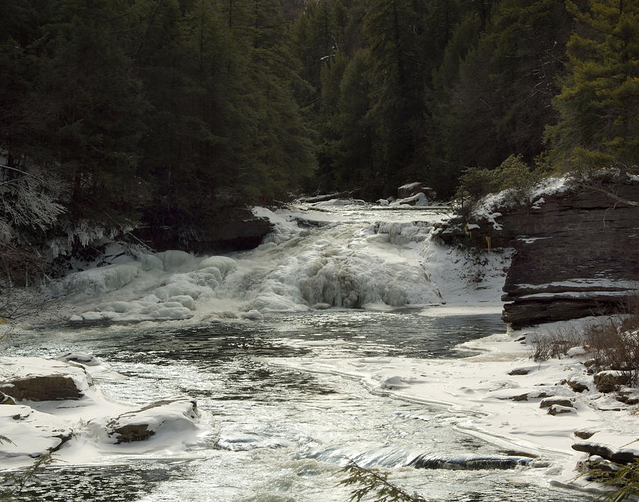 Upper Swallow Falls Photograph by Neal Blizzard