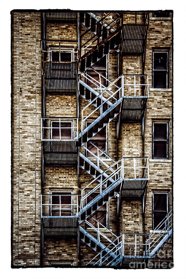 Urban Steps #1 Photograph by Perry Webster