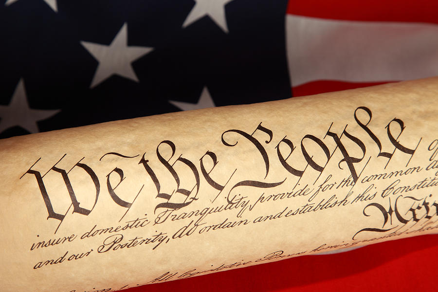 US Constitution #1 Photograph by Doublediamondphoto