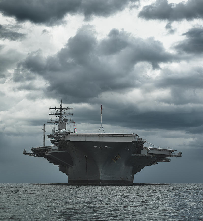 US Navy Aircraft Carrier #1 Photograph by Shaunl