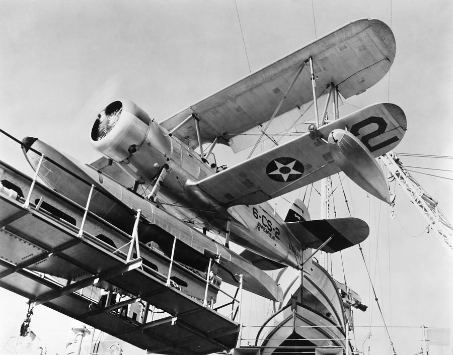 U.s. Navy Seaplane #1 by Granger