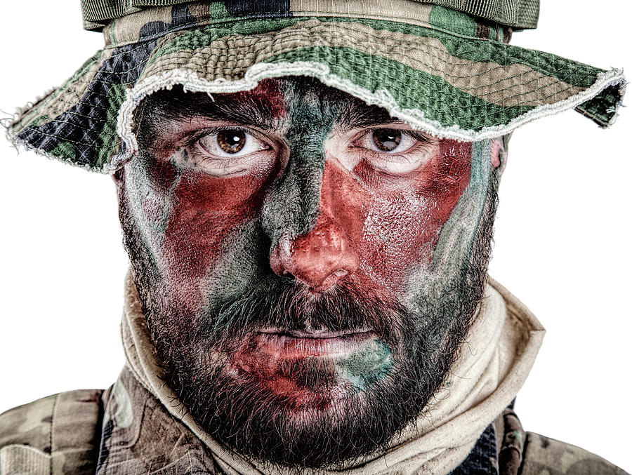 U.s. Special Forces Soldier Wearing #1 Photograph by Oleg Zabielin