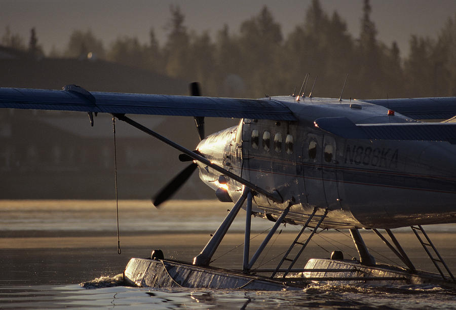 Anchorage Photograph - USA, Alaska, Float Plane, Anchorage #1 by Gerry Reynolds