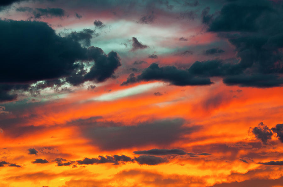 Sunset Photograph - USA, Arizona, Sunset Over Page #1 by Bernard Friel
