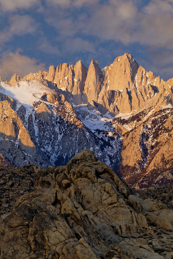 Landscape Photograph - USA, California Sunrise On Mt Whitney #1 by Jaynes Gallery