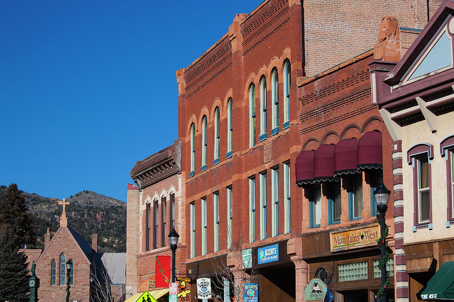 USA, Colorado, Manitou Springs, Manitou Photograph by Walter Bibikow ...