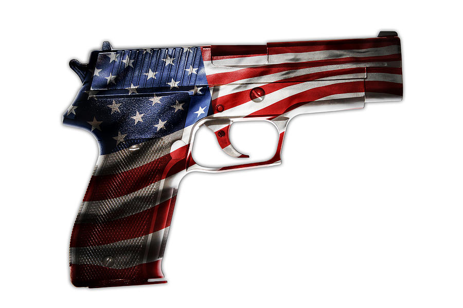USA gun 1 #1 Photograph by Les Cunliffe