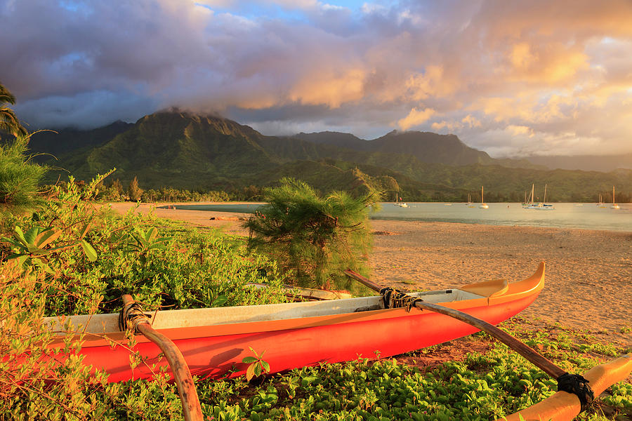 Usa, Hawaii, Kauai, Hanalei Bay Photograph by Michele Falzone