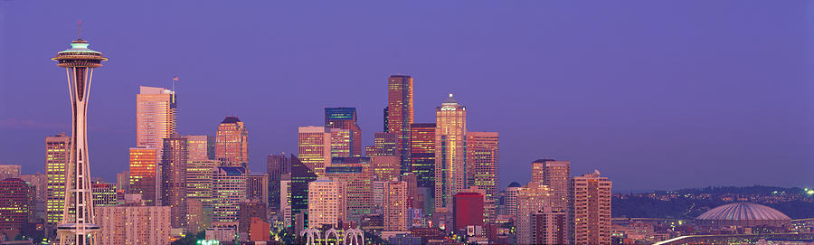 Usa, Washington, Seattle, Cityscape #1 Photograph by Panoramic Images