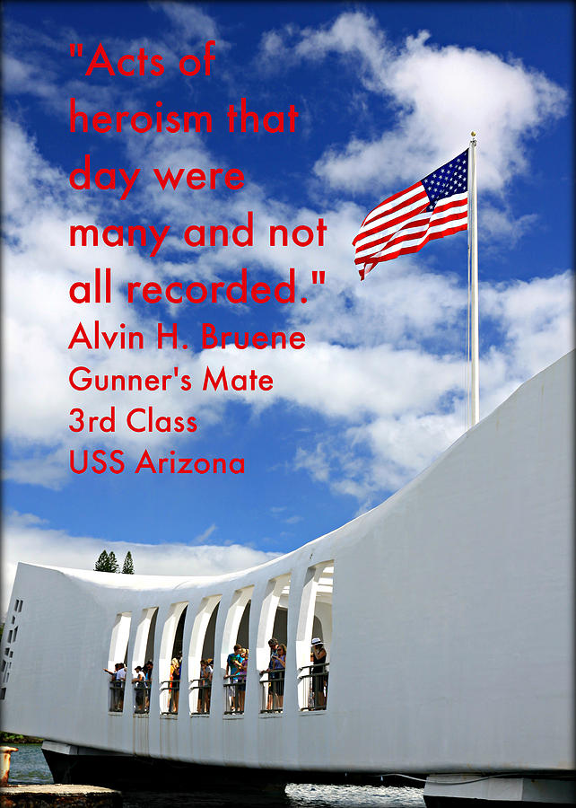 USS Arizona Memorial #1 Photograph by Stephen Stookey