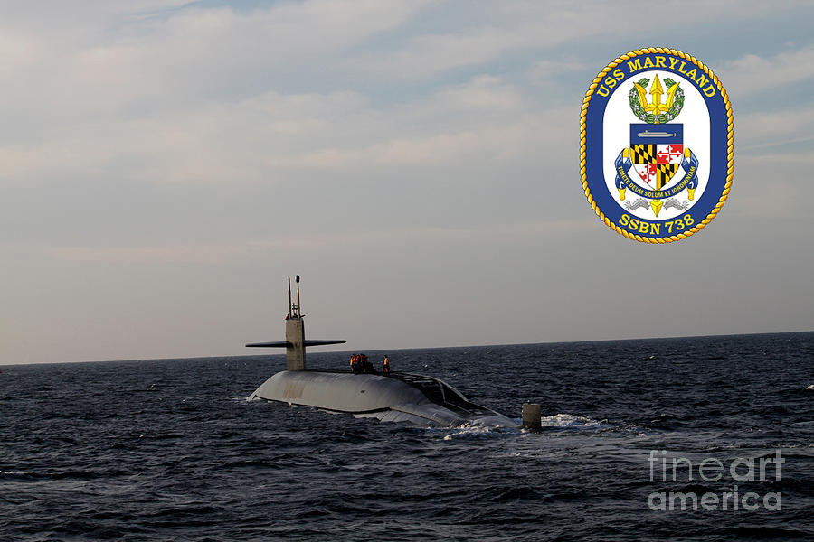 USS Maryland Photograph by Baltzgar - Fine Art America