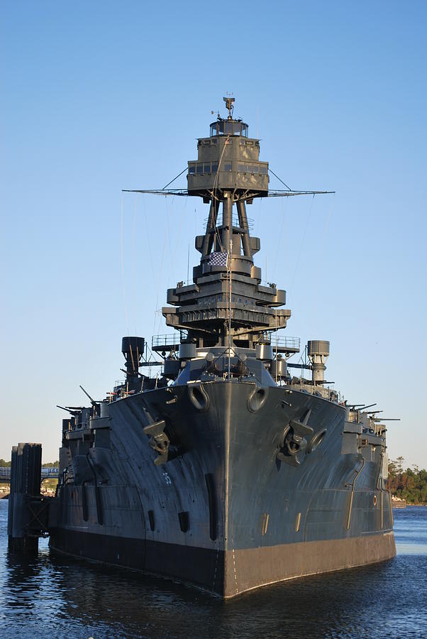 USS Texas Bow Photograph by Richard Booth - Fine Art America