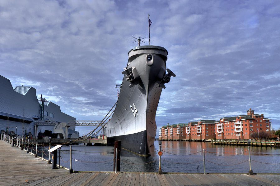 USS Wisconsin at Nauticus #1 Photograph by Jerry Gammon