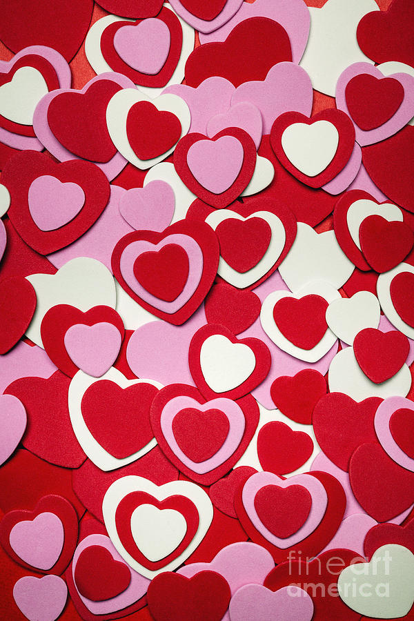 Valentines Day Photograph - Valentines day hearts 3 by Elena Elisseeva