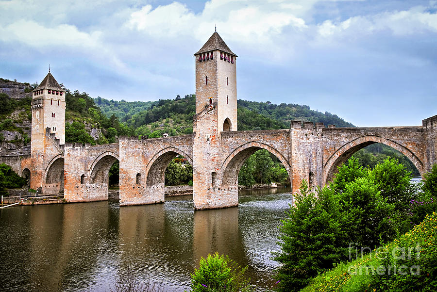 Valentre bridge in Cahors France 1 Photograph by Elena Elisseeva
