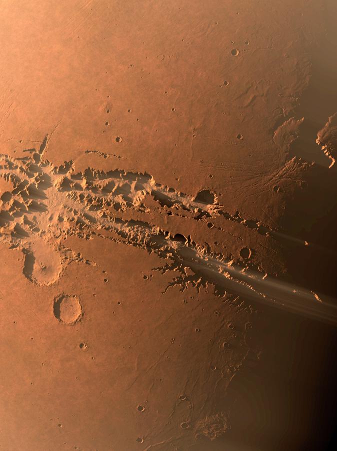 Valles Marineris #1 Photograph by Detlev Van Ravenswaay